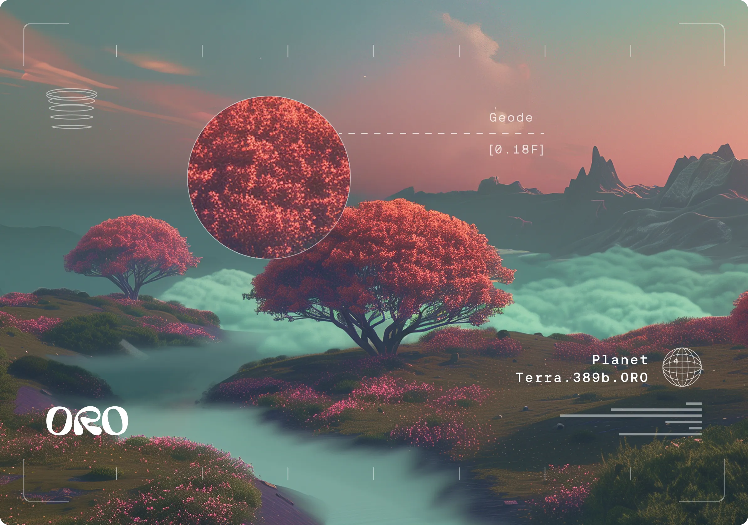 ORO Sci-Fi Landscape Analysis Visuals